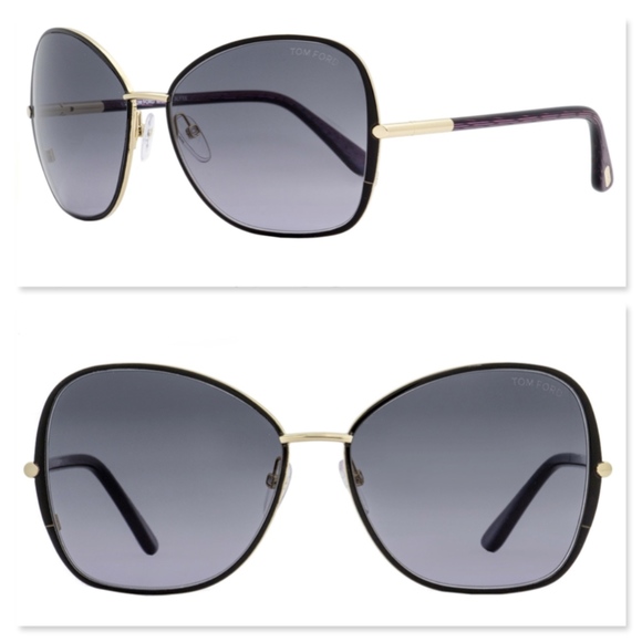 Tom Ford Accessories - New TOM FORD Solange Black Butterfly Sunglasses